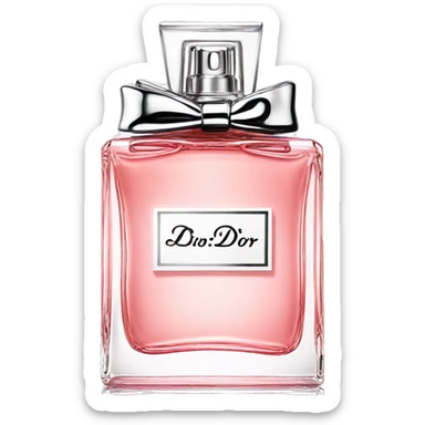 Miss dior perfume sticker