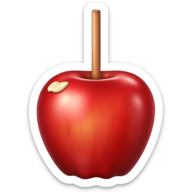 Vintage candy apple sticker