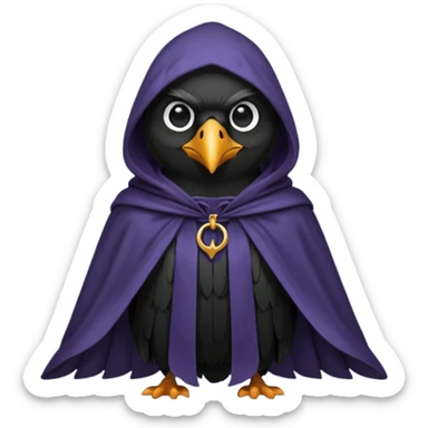 black raven cloak sticker
