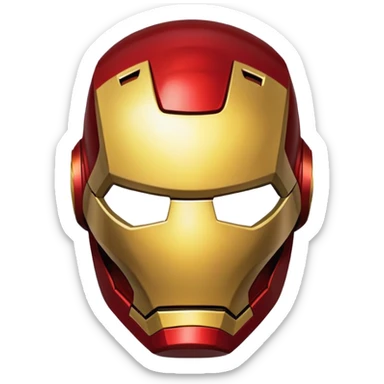 ironman facemask emoji  sticker