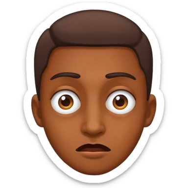 Yoooo wtf is wrong with you weirdo face sticker