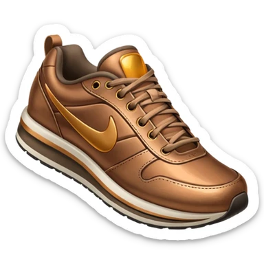 A running shoe that says "Bronze" sticker