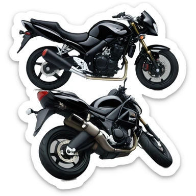 a black suzuki bandit 1200 S 1998 sticker