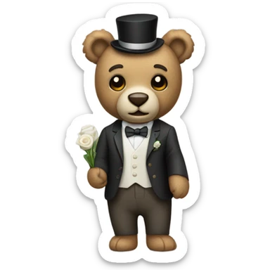 I love my Teddy husband  sticker