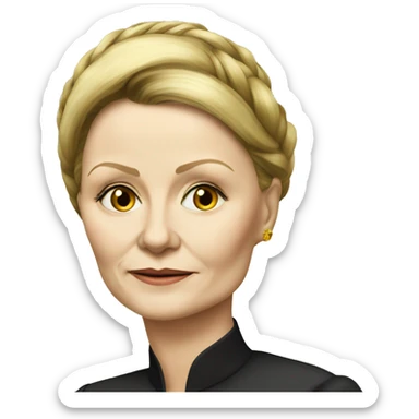 julia tymoshenko with cigarette sticker