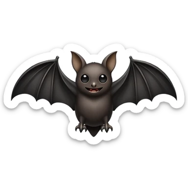 Bat – Flying bat with spread wings sticker
