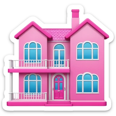 Barbie dream house sticker