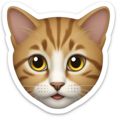 Ağlayan kedi sticker