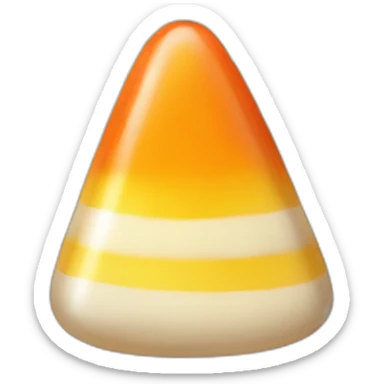 Piece of Candy corn sticker