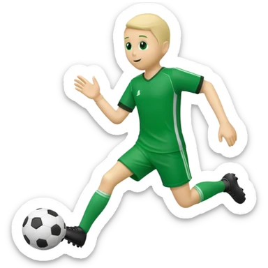 Dummy wall used for soccer training  sticker
