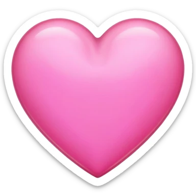 Corazón rosado sticker