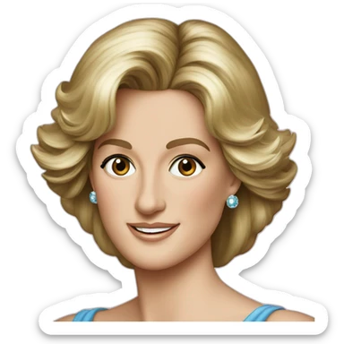 Princess Diana sticker