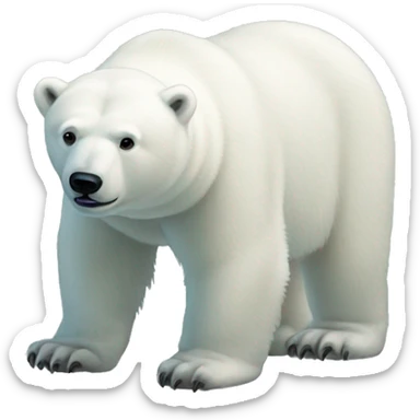 polar bear sticker