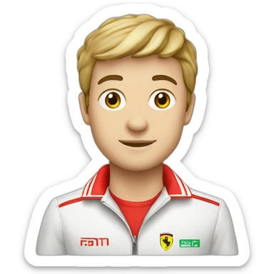 F1 Ferrari￼￼ car sticker