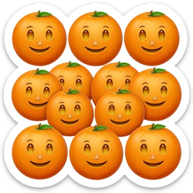 valencia portakal sticker