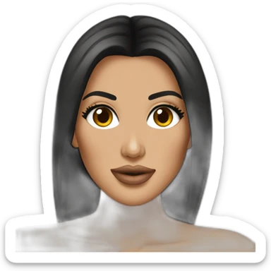 Kim k sticker