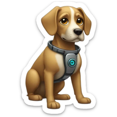 cyber dog sticker
