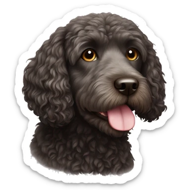 French water dog sticker