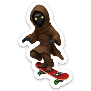 Jawa doing a kickflip sticker