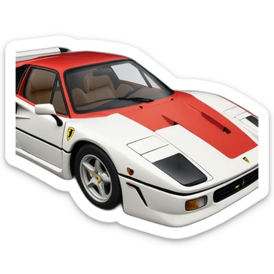 Ferrari F40 sticker