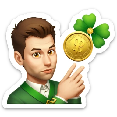 Golden Token sticker