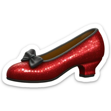 Dorothy’s ruby slippers wizard of oz sticker