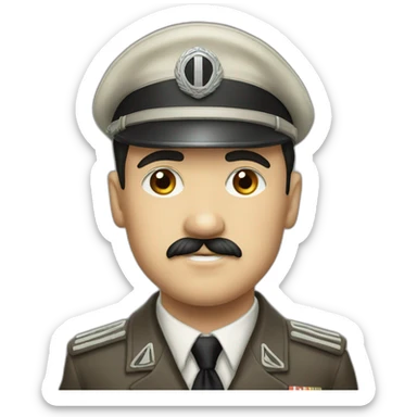 hitler yamaka artist sticker