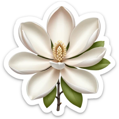 Magnolia flowers sticker