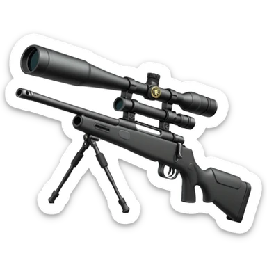 Sniper rifle sticker