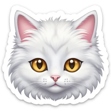 Starry-eyed cat  sticker