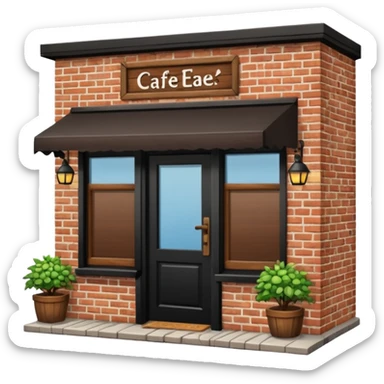 tienda por fuera de café ARUA sticker