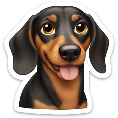 Weiner dog sticker
