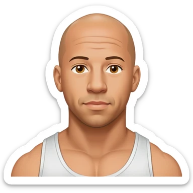 Vin diesel sticker