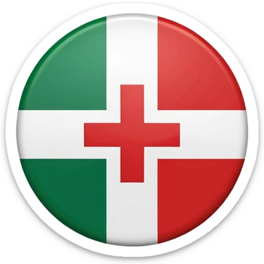 Northern Ireland flag circular icon sticker