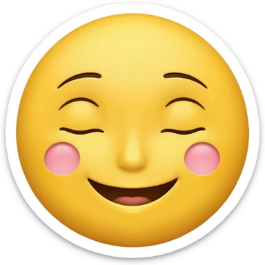 a dreaming emoji sticker