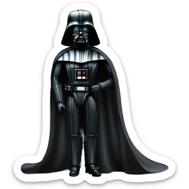 Darth Vader and Barbie’s seriously dusty disturbing disgusting ghostly haunted horror dream house mansion  sticker