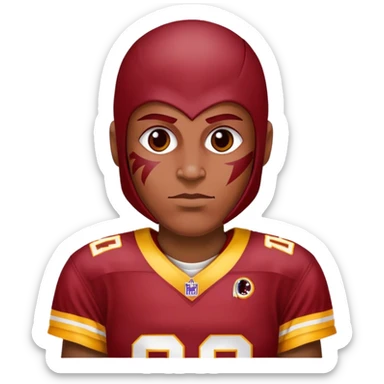 Washington redskins 5 sticker