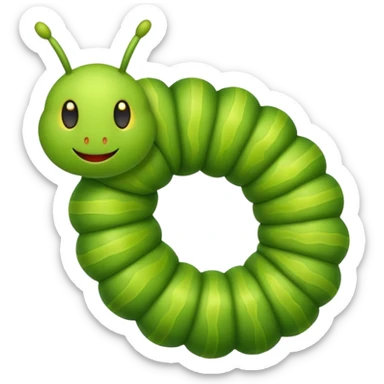 Caterpillar emoji sticker