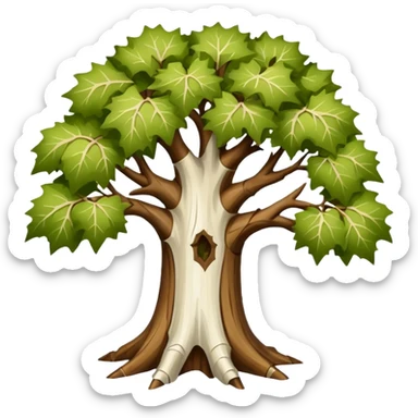 Sycamore tree sticker