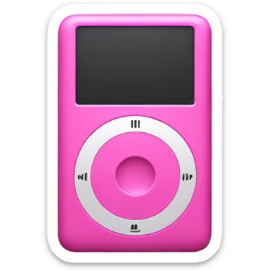 pink ipod sticker