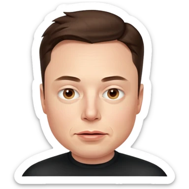 gassy elon musk sticker