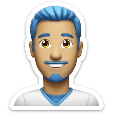 Create a blue verification emoji sticker