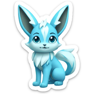 Glaceon full body sticker
