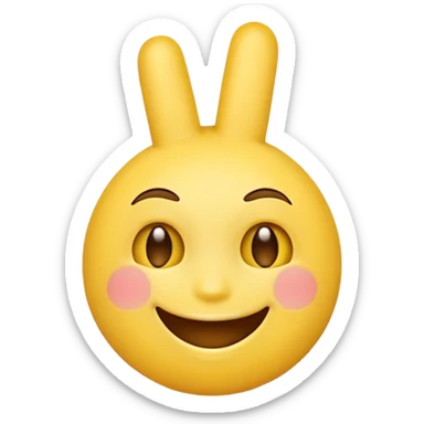 smile emoji with middle finger  sticker