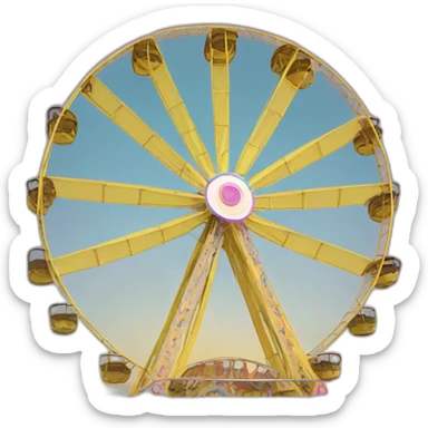 Coachella big wheel sticker