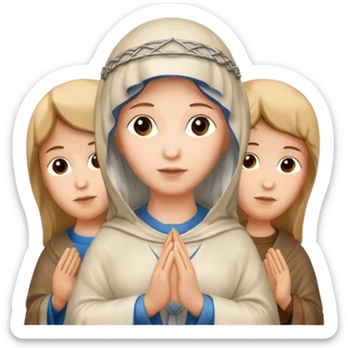 MOTHER MARY AND APOSTLES sticker