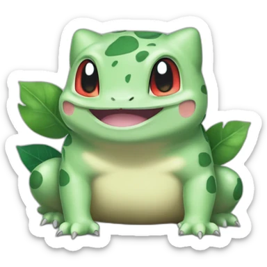 bulbasaur piscando sticker