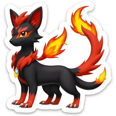 
Houndour-Torracat-
Salandit-Fennekin-Fakémon-Digimon-fusion (full body) sticker
