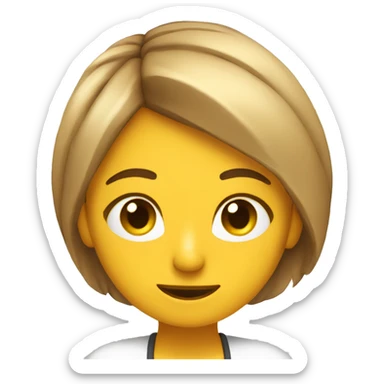 chica con actitud lunes sticker