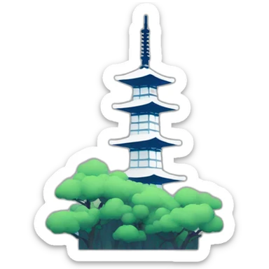 kyoto-tower sticker